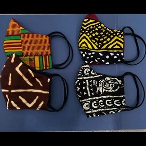 African Print Handmade Face Mask (4)